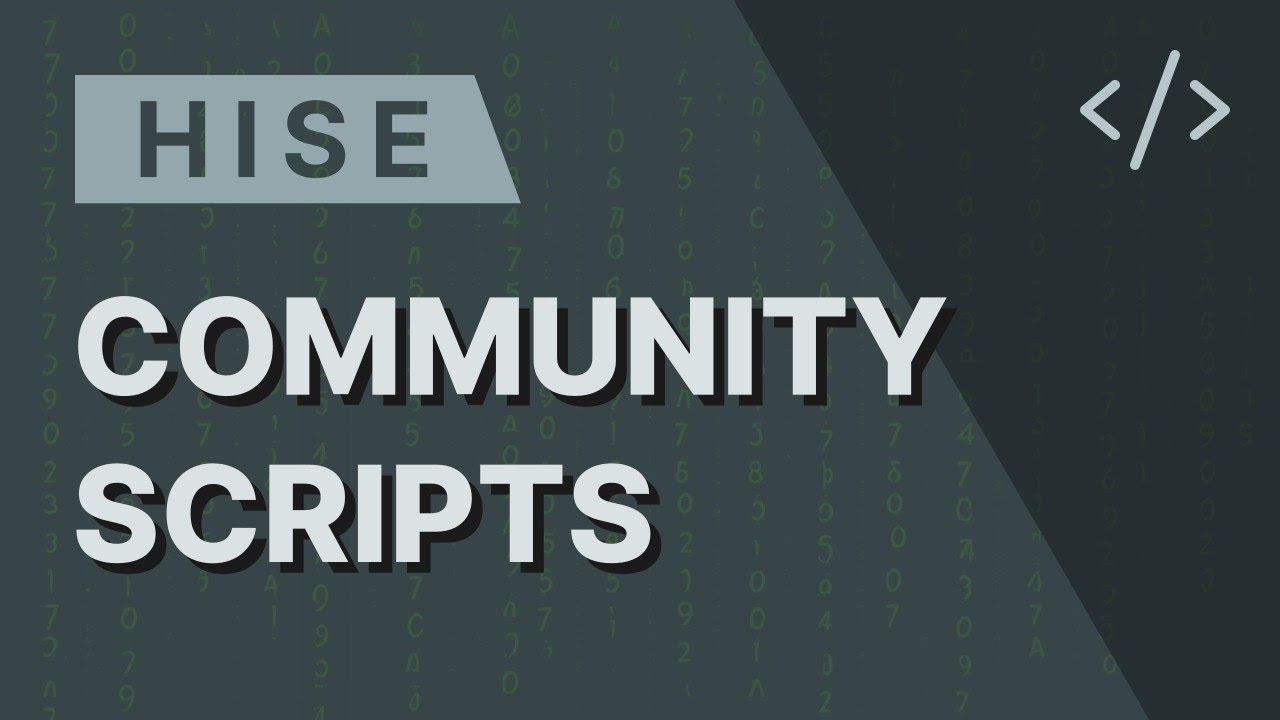 Importing scripts and snippets into HISE