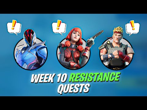 Fortnite Week 10 Dialogue Quests in Chapter 3 Season 2 (Week 10 Resistance Quests)