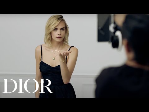 Nos bastidores - Cara Delevingne para Dior Joailerie - Coleção Rose des Vents