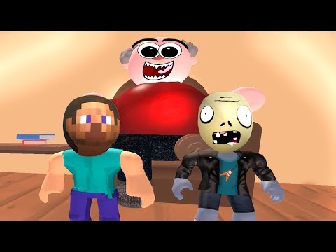 ZOMBİK VE STEVE BÜYÜKBABADAN KAÇIŞ 😱 - Roblox