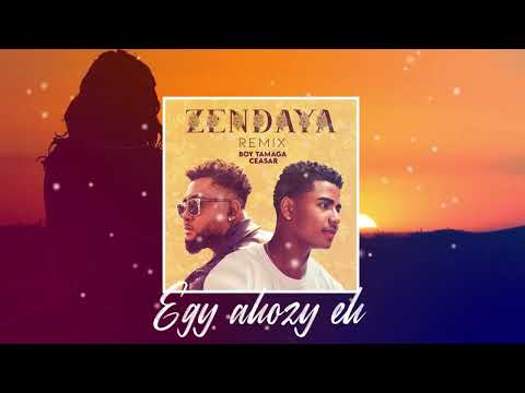 Boy Tamaga Feat Ceasar  - Zendaya Remix (Lyrics vidéo)