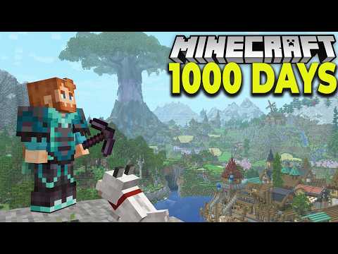 I Spent 1000 Days in My Minecraft Forever World