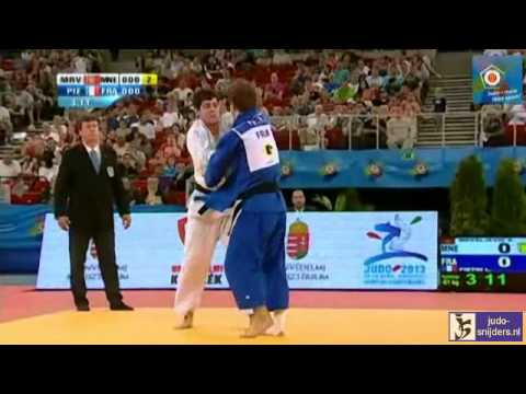 Judo 2013  European Championships Budapest: Mrvaljevic (MNE) - Pietri (FRA) [-81kg] rep