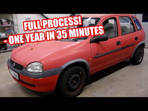 Full Restoration in 35 min - Start to Finish Project - £300 Opel Corsa (Vauxhall)
