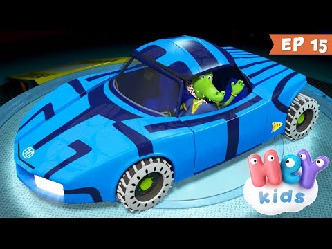 10 Prieteni 🐰 Mașina timpului  - Desene animate cu masini | HeyKids