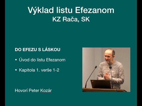 Vyklad listu Efezanom 01