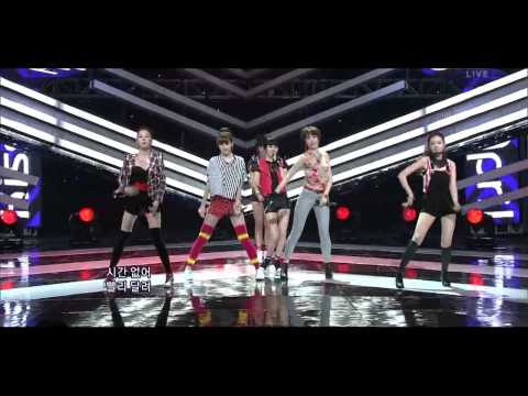 AprilKiss -- Hello Bus @ 110904 SBS Inkigayo