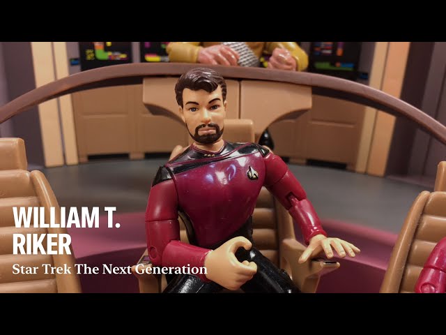 Vídeo relacionado con BANDAI Figura de acción William Thomas Will Riker - Star Trek: La próxima generación P63063, BAN63063
