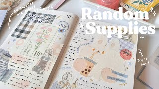 Journal with Me : Random Supplies Challenge - Journal dipilihin Google??