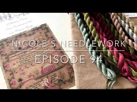 Nicole’s Needlework: FlossTube 94 - A Finish, A WIP and some Stash!