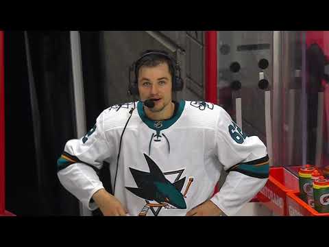Kevin Labanc after game-winning goal vs. Ottawa, Sharks are 3-0