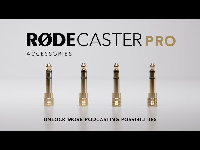 Introducing Four New Accessories for the RØDECaster Pro