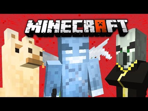 NEW Minecraft Update: Llamas, Ghosts & More!!
