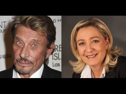 Marine Le Pen lance un pic à Johnny Hallyday !