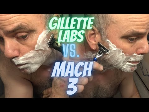 Gillette Mach 3 VS Gillette Labs Exfoliating Razor | 3 Blade Razor VS 5 Blade