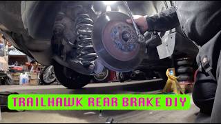 HOW TO REPLACE REAR BRAKES ON A JEEP CHEROKEE KL DIY