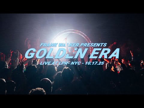 Frank Walker LIVE @ LPR New York - Golden Era Tour