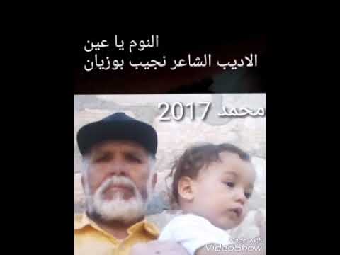 النوم يا عين الشاعر الاديب نجيب بوزيان