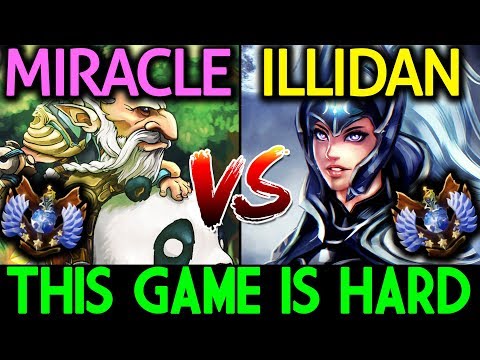 Miracle- Lone Druid VS IllidanSTR Luna Dota 2 | This Game is Hard