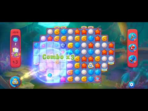 Fishdom Hard Level 12176 (with ingame lightning booster) @choraelmin