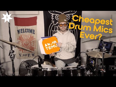 TEMU Drum Mics Review  | Drum Sample Shop