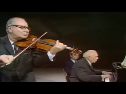 ZINO FRANCESCATTI, ROBERT CASADESUS. L. van Beethoven - Violin Sonata No.10, in G, Op.96 (2/12/1970)