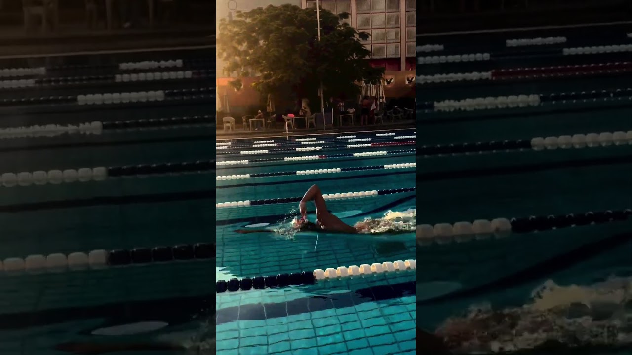 Freestyle body position and hand entry drill        #swimlife #aquaticlife #swim #splash #swimming