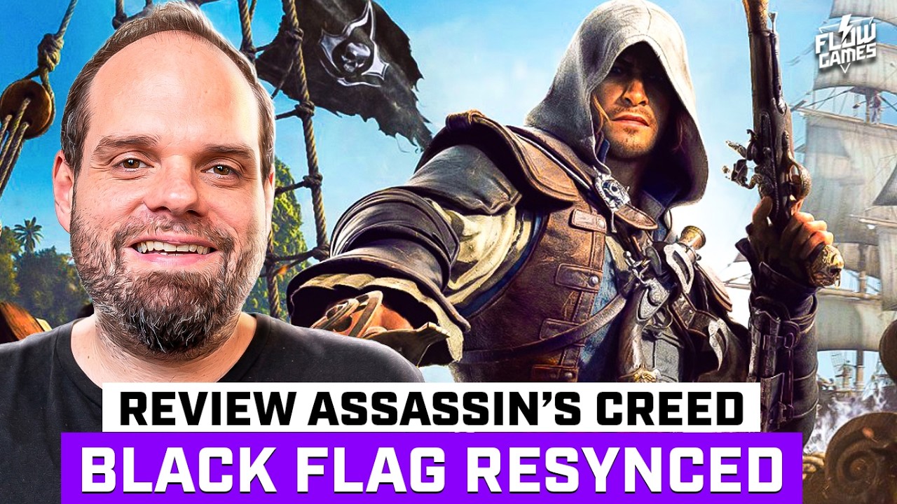 ASSASSIN'S CREED BLACK FLAG RESYNCED VALE A PENA? Review COMPLETO! #flowgames