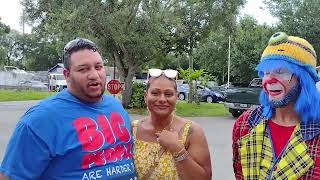 Payaso Pikorete Celebrando el Cumpleaños de Keidan en WinterPark Fl