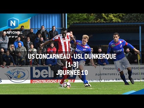 J10 : US Concarneau - USL Dunkerque (1-3), le résumé