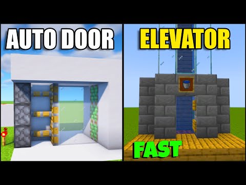 TOP 5 EASY Redstone Builds in Minecraft!