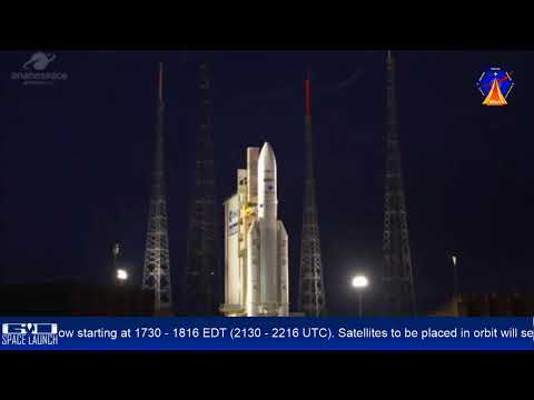 ArianeSpace - Ariane 5, Galaxy 30, MEV-2 & BSAT-4B - Rocket Launch