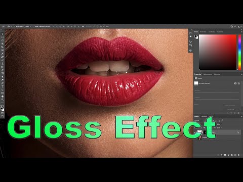 Lips Gloss Effect In Photoshop 2022