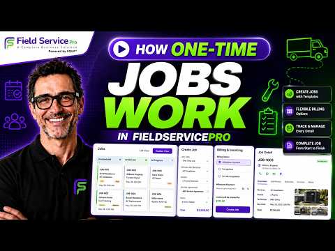 Comment fonctionnent les travaux ponctuels dans FieldServicePro