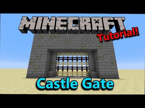 cubfan135 - [Tutorial] Minecraft: Poor Man's Castle Gate