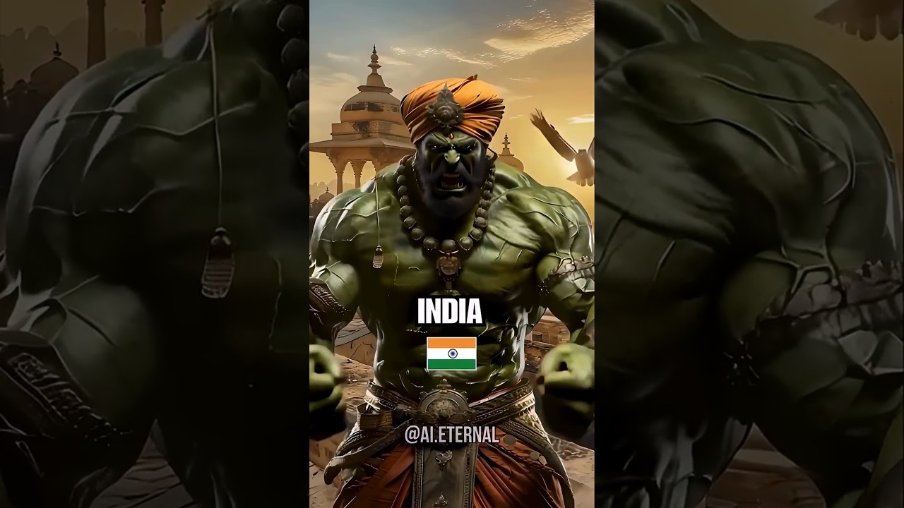 HULK as Ancient Warriors ⚔️ - Viking, Samurai and More - Cinematic AI Art #aiart #midjourney #shorts