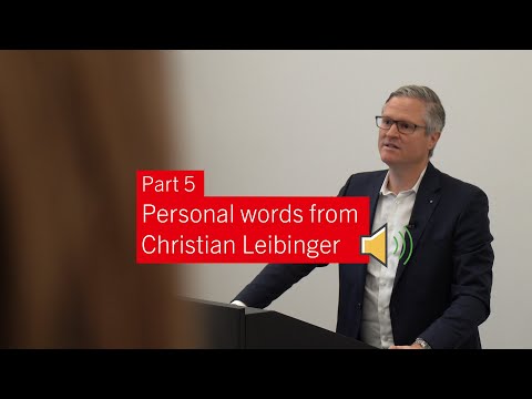Teil 5 | Persönliche Worte von Christian Leibinger zum Jahr 2022