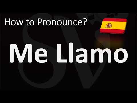 How to Pronounce Me Llamo? | Say "MY NAME IS" in Spanish!