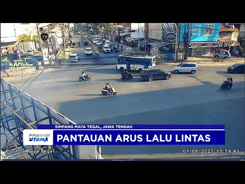 NTMC POLRI - PANTAUAN ARUS LALU LINTAS SORE 01/08/25