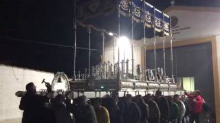 Ensayo de la cofradía Stma. Soledad / Semana Santa 2017 Moriles