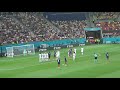 Kylian Mbappe's freekick into the wall+rebound-Euro 2020-France-Switzerland 3-3-1/8 Final@ Bucharest