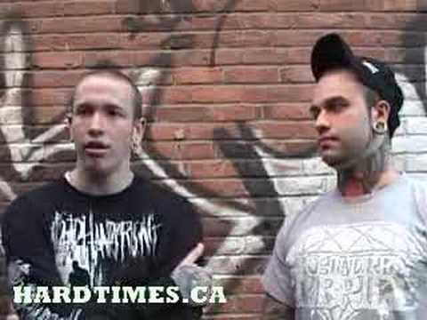For the Fallen Dreams video Interview Hardtimes.ca