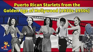 5 Puerto Rican starlets from the Golden Age of Hollywood (1930s-1950s)