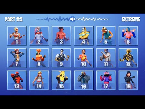 ADIVINA EL BAILE DE FORTNITE POR SU MUSICA - MODO EXTREMO - PARTE #2 | tusadivi