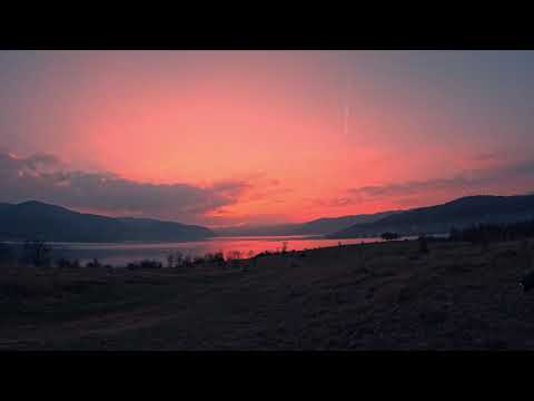 Sunset over the Danube at Orsova - Romania - Short timelapse