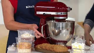 KitchenAid 5-qt 325W Tilt Head Stand Mixer with Flex Edge on QVC