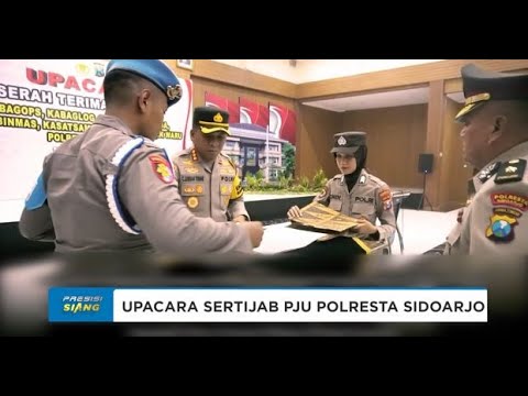 UPACARA SERTIJAB PJU POLRESTA SIDOARJO
