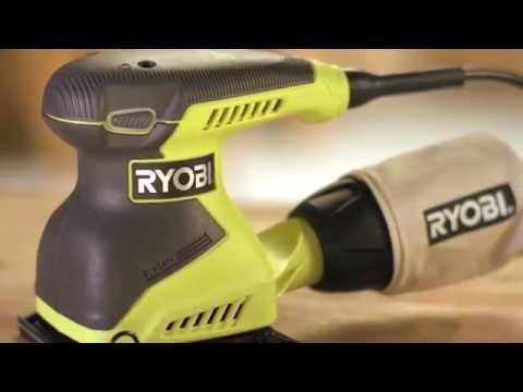 Miniatura del vídeo: Ryobi ONE+ lijadora 1/4 de hoja
