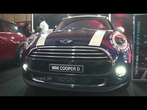 Mini Cooper D 5 Door At Hyderabad International Auto Show 2015 - HYbiz.tv