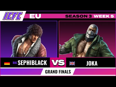 Sephiblack (Miguel) vs Joka (Bryan) Grand Finals ICFC TEKKEN EU: Season 3 Week 5